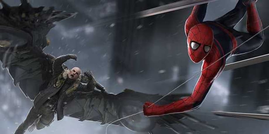 SPIDER-MAN: HOMECOMING Concept Art Shows Peter Parker Getting Some Help From The Mighty Avengers And More