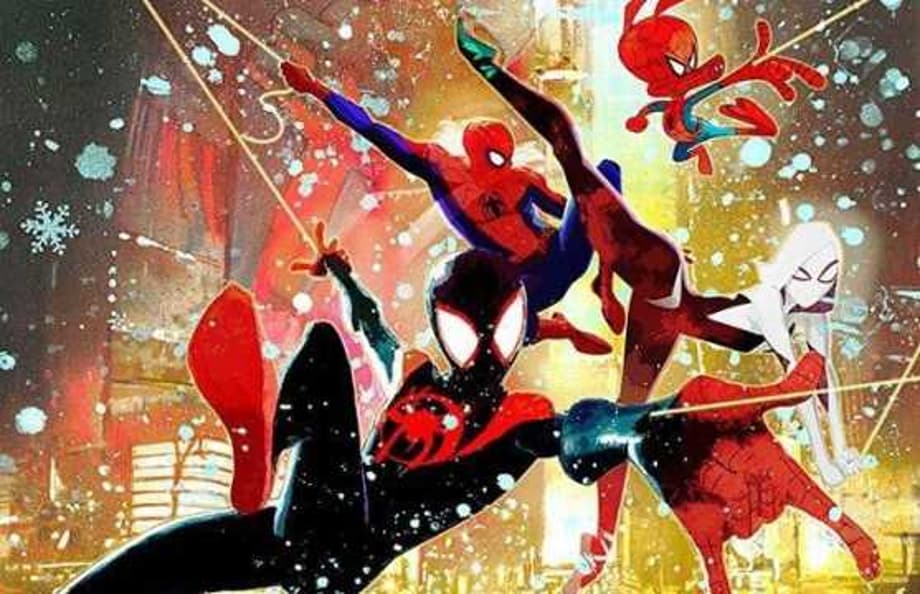 SPIDER-MAN: INTO THE SPIDER-VERSE - The Spider-Gang Wishes Us All A Happy Holidays In This New Video