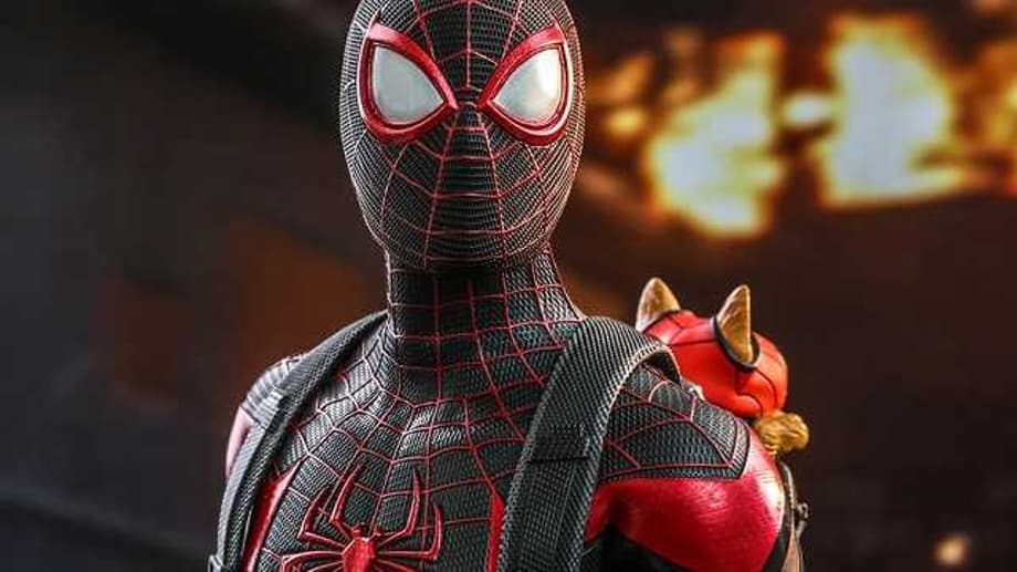 SPIDER-MAN: MILES MORALES Hot Toys Action Figure Reveals Detailed Look At The Web-Slinger...And Bodega Cat