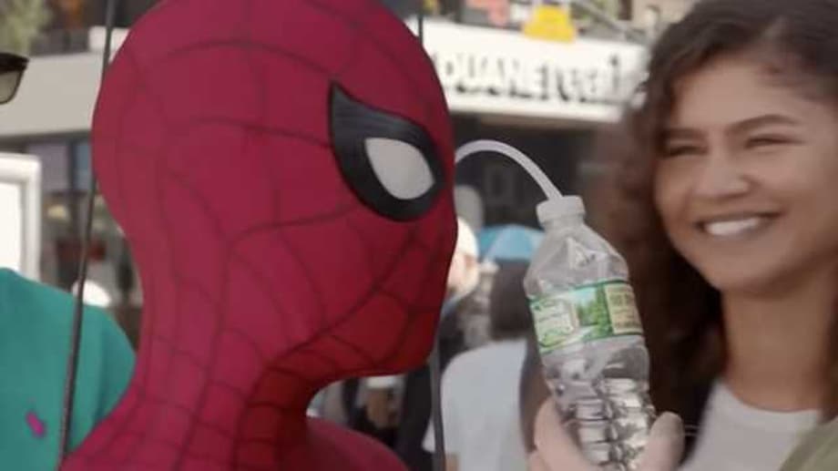 SPIDER-MAN: NO WAY HOME Star Tom Holland Recalls Having To Drink Coffee Through Eye Of His Spidey Mask