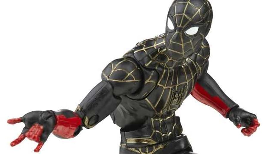 SPIDER-MAN: NO WAY HOME Toys Reveal A New Black And Gold Suit, A Variant Doctor Strange(?), And More