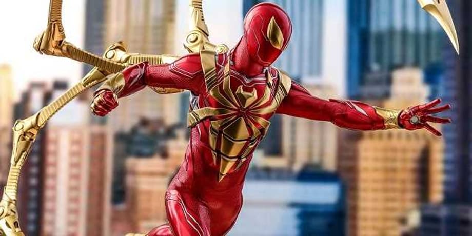 SPIDER-MAN PS4 Hot Toys Action Figure Showcases Peter Parker's Jaw-Dropping Iron Spider Armor