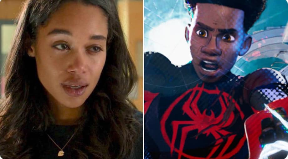 SPIDER-MAN's Laura Harrier Calls Out SPIDER-VERSE Star Shameik Moore: &quot;You're A F*cking Weirdo&quot;