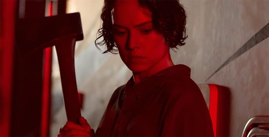 STAR WARS' Daisy Ridley Swaps Her Lightsaber For An Axe In WE BURY THE DEAD First Look