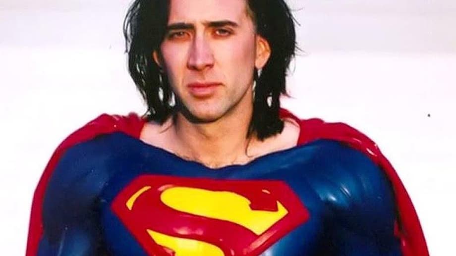 SUPERMAN LIVES: Nicolas Cage Reflects On Tim Burton's Scrapped Movie And Not Getting To Play &quot;Emo&quot; Supes