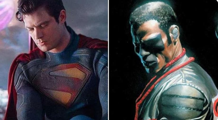 SUPERMAN Set Photos Reveal Best Look Yet At The Man Of Steel & Mr. Terrific Along With New Costume Detail