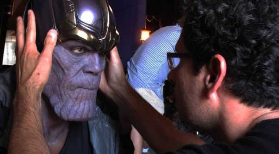 THE AVENGERS Behind The Scenes Photos Offer Our Best Look Yet At Damion Poitier Suited Up As Thanos