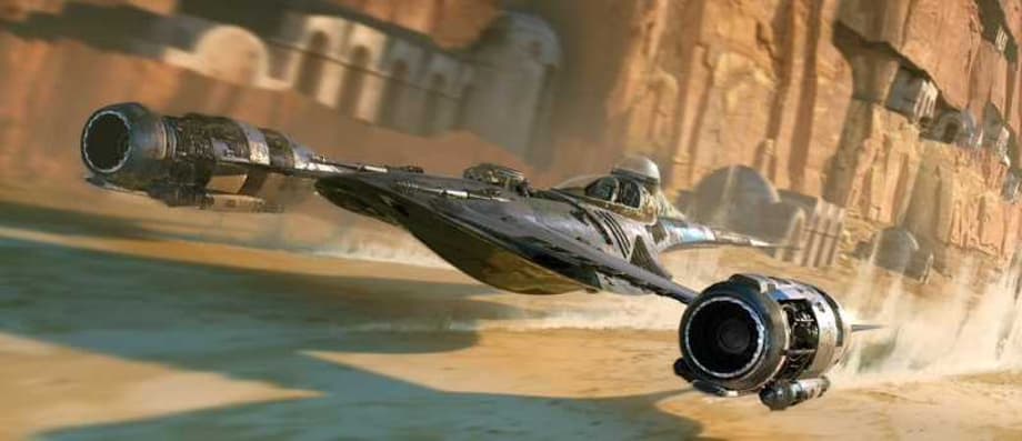 THE BOOK OF BOBA FETT Concept Art Spotlights The N-1 Starfighter, [SPOILER]'s Brutal Battle, & More