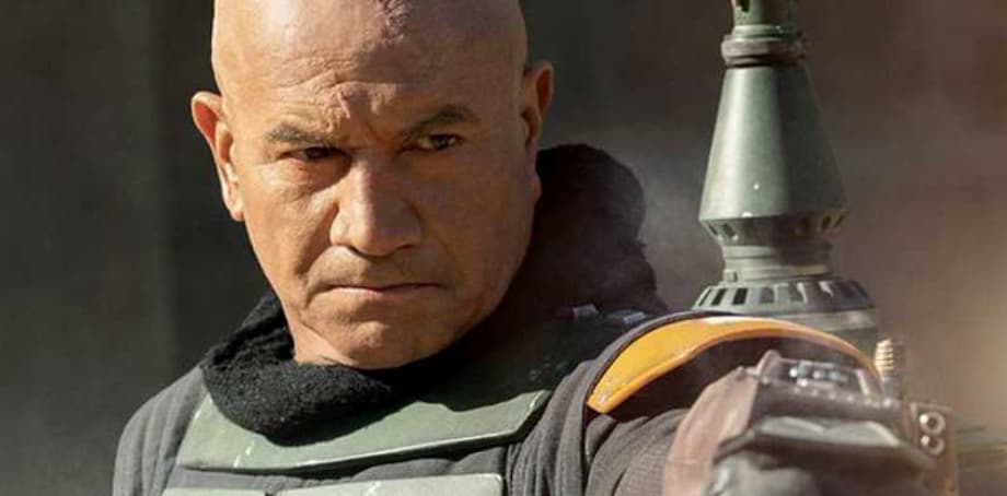 THE BOOK OF BOBA FETT: Temuera Morrison's Legendary Bounty Hunter Takes Aim In New Still