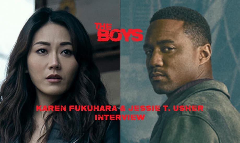 THE BOYS Stars Karen Fukuhara & Jessie T. Usher On Kimiko's New Voice & A-Train's DOFP Moment (Exclusive)