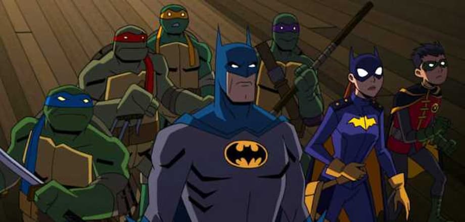 The Dark Knight Makes An Entrance In This New BATMAN VS. TEENAGE MUTANT NINJA TURTLES Image