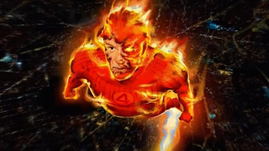 THE FANTASTIC FOUR: FIRST STEPS Faces 49% Decline In Fourth Weekend; New Human Torch Concept Art Released