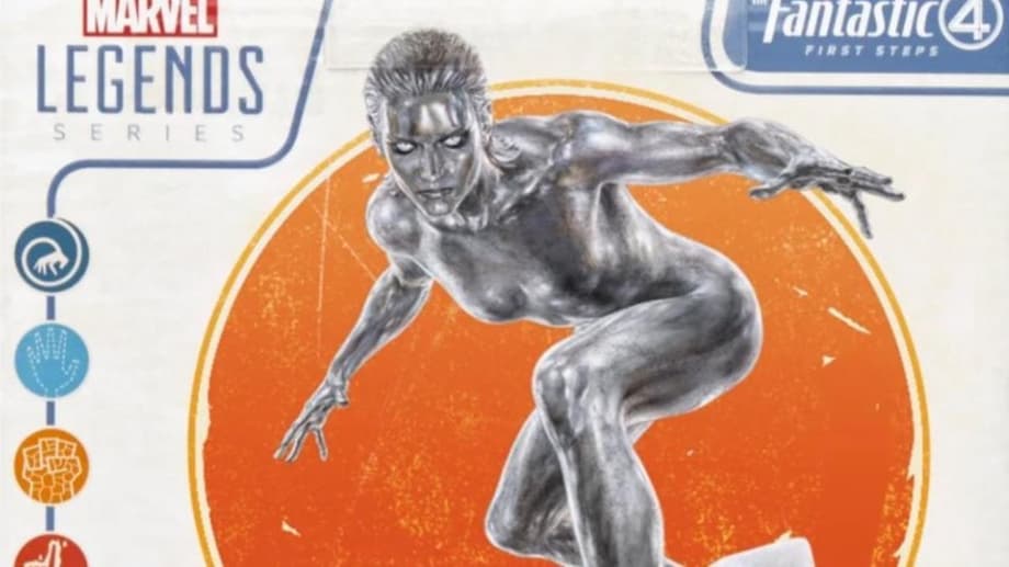 THE FANTASTIC FOUR: FIRST STEPS Promo Art Features New Look At Julia Garner As The Silver Surfer