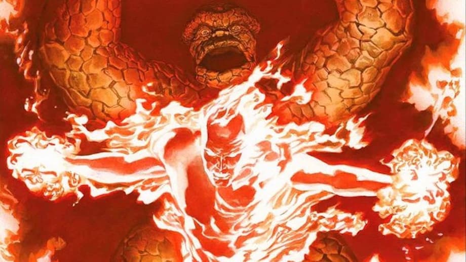 THE FANTASTIC FOUR: FIRST STEPS Set Photos Reveal Joseph Quinn Suited Up As The MCU's Human Torch