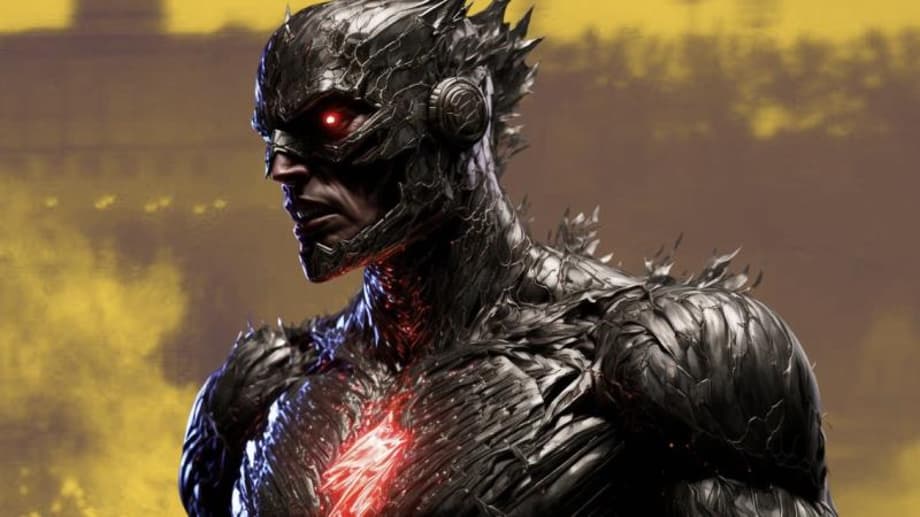 THE FLASH: NEW Behind-The-Scenes Look of The Dark Flash Costume Emerge