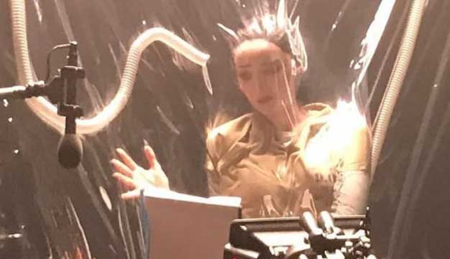 THE GIFTED Director Bryan Singer Shares A New Behind-The-Scenes Image Of Emma Dumont As Polaris