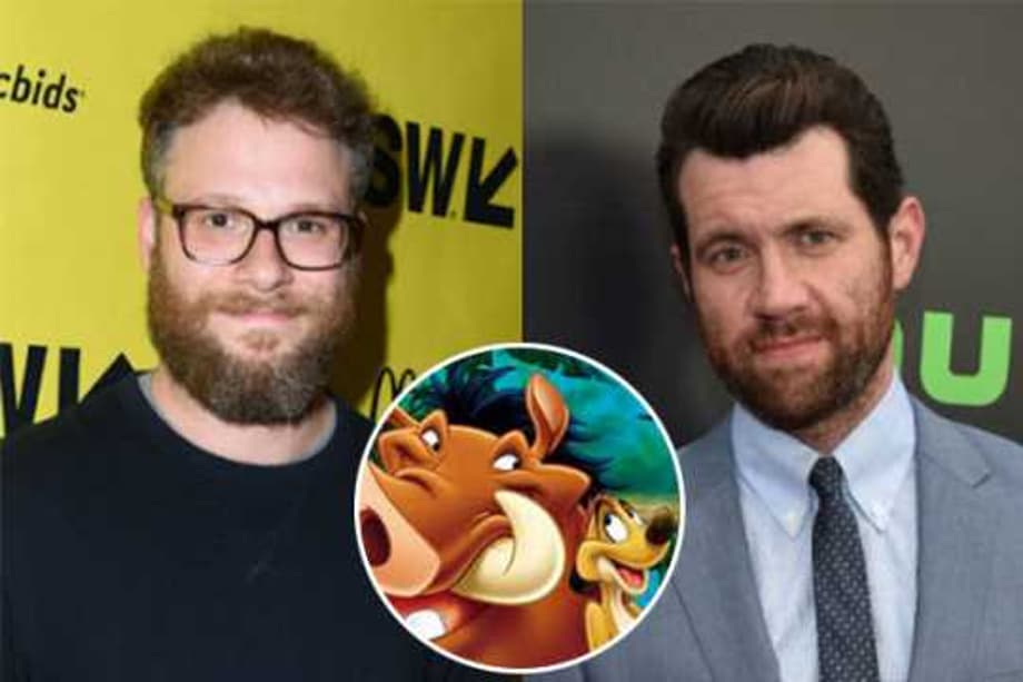 THE LION KING Live-Action Remake Adds Seth Rogen And Billy Eichner As Pumbaa and Timon