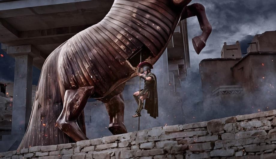 THE ODYSSEY Leaked Prologue Features Intense Battle Of Troy, First Look At The Cyclops