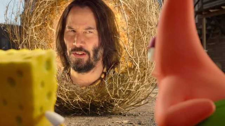 THE SPONGEBOB MOVIE: SPONGE ON THE RUN Review; &quot;Worth Watching For Keanu Reeves' Wonderfully Weird Sage&quot;