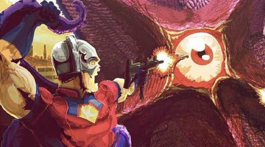 THE SUICIDE SQUAD Battle Starro The Conqueror On New Comic Book-Inspired Poster