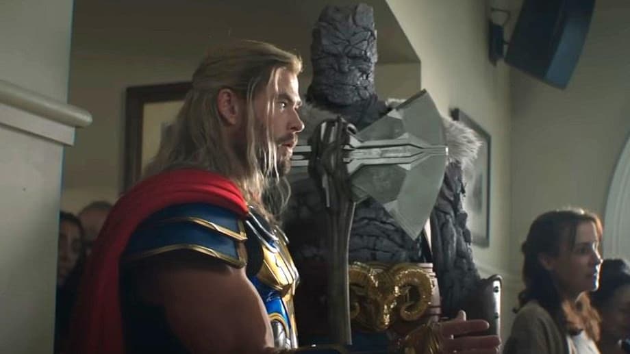 THOR: LOVE AND THUNDER - Chris Hemsworth Explains Thor's Complicated Relationship With Mjolnir & Stormbreaker