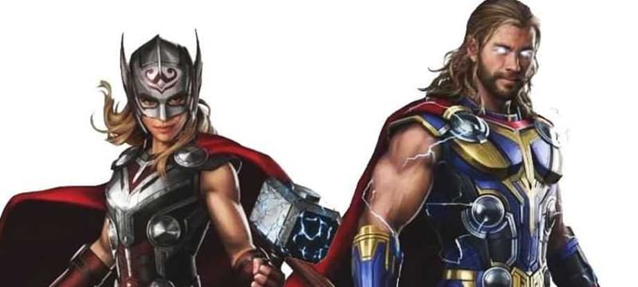 THOR: LOVE AND THUNDER Promo Art Gives Us Our Best Look Yet At Natalie Portman's Mighty Thor