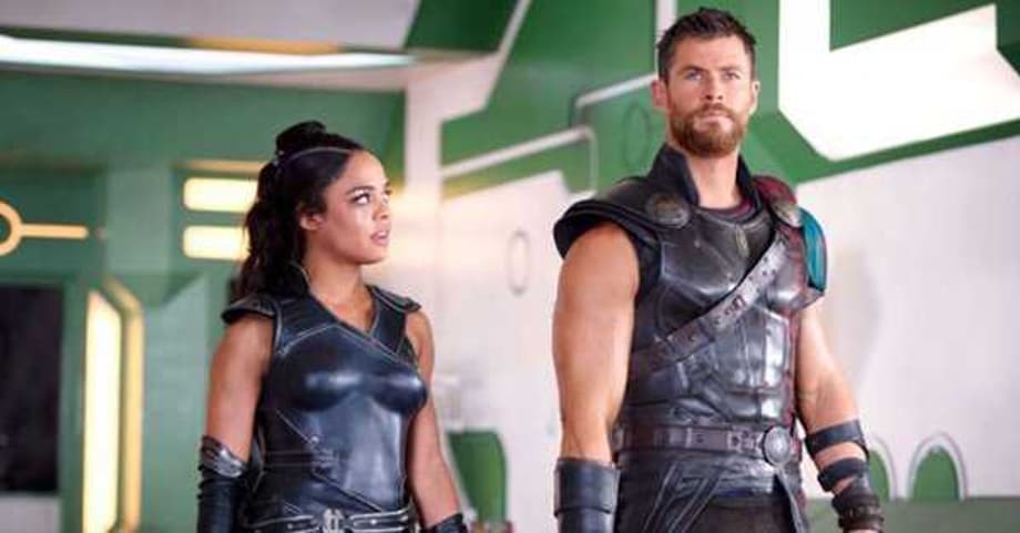 THOR: RAGNAROK Stars Chris Hemsworth And Tessa Thompson Reunite For New MEN IN BLACK Photo