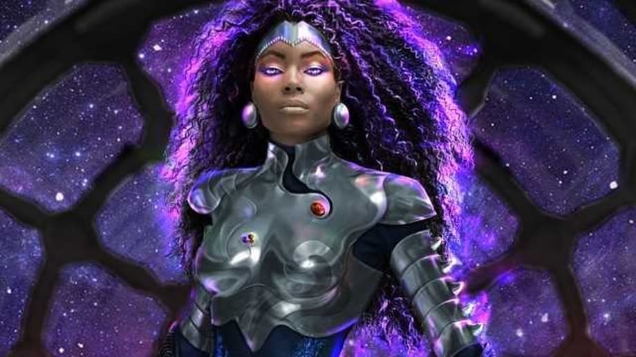 TITANS: HBO Max Shares A First Look At Damaris Lewis Suited Up As Blackfire In The DC TV Series