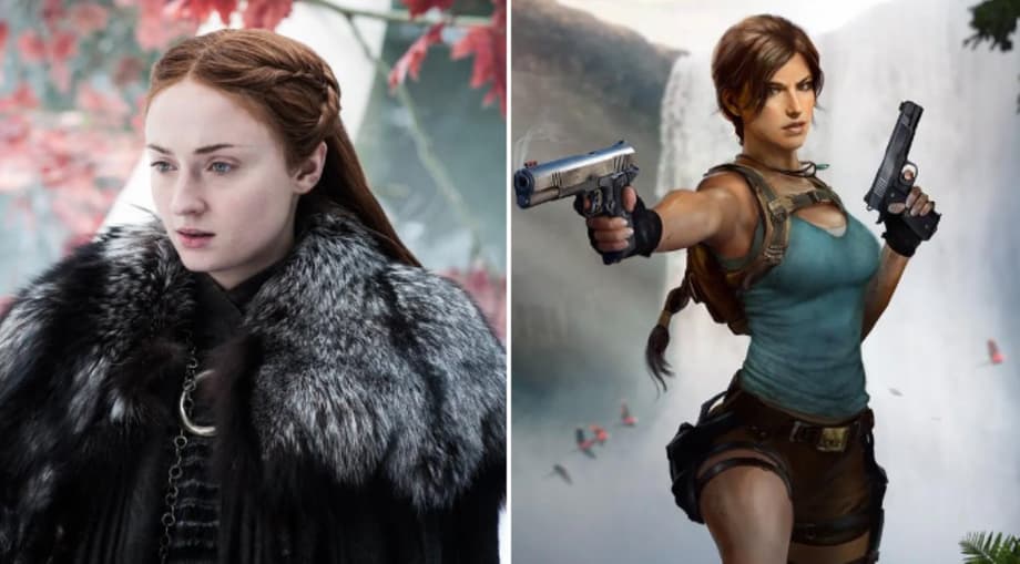 TOMB RAIDER Live-Action Series Possibly Moving Forward After All; Sophie Turner Shows Off Lara Croft Physique