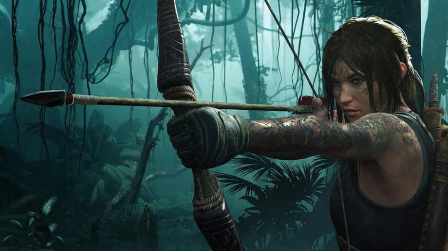 TOMB RAIDER Set Photos Tease Lara Croft's Intense Knife Fight And Motorcycle Getaway