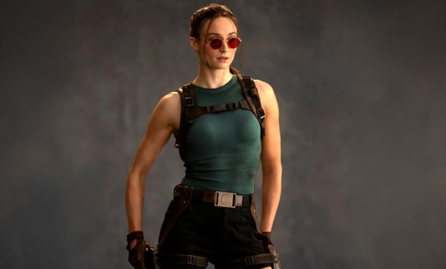 TOMB RAIDER: Sophie Turner's Lara Croft Blasts Her Dual Pistols In Latest Set Photos And Video