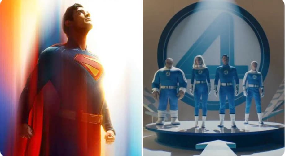 Trailer Battle: Marvel Studios' THE FANTASTIC FOUR: FIRST STEPS Vs. DC's SUPERMAN