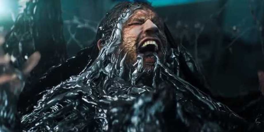 VENOM Behind The Scenes Video Reveals Awkward CGI Symbiote Battle Between Tom Hardy And Riz Ahmed