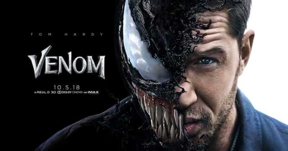 VENOM Star Tom Hardy Unveils An Awesome New Poster For Sony's Spider-Man Spin-Off