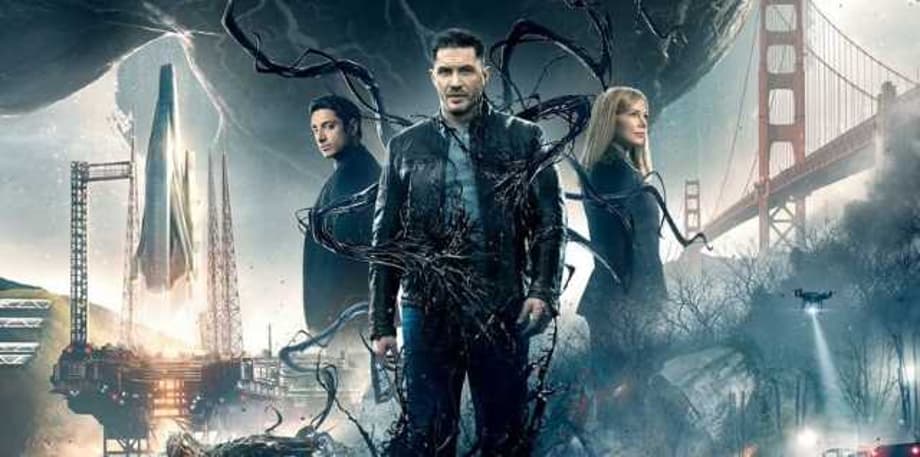 VENOM Theatrical Poster Assembles Tom Hardy's Psychotic Symbiote And The Supporting Cast