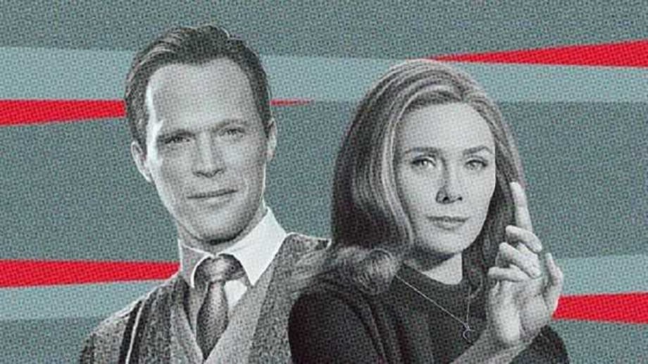 WANDAVISION Promo Banner Reveals A New Look At Elizbabeth Olsen's Scarlet Witch And Paul Bettany's Vision