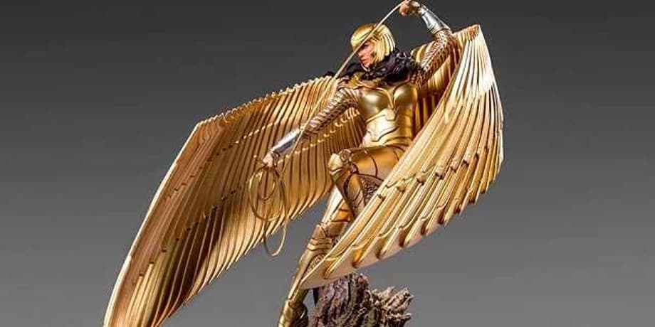 WONDER WOMAN 1984 Iron Studios Statue Offers An Incredibly Detailed Look At The Golden Eagle Armor