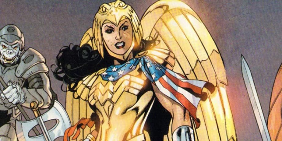 WONDER WOMAN 1984 Promo Art Reveals The Helmet Diana Prince Will Don With Her Golden Eagle Armor