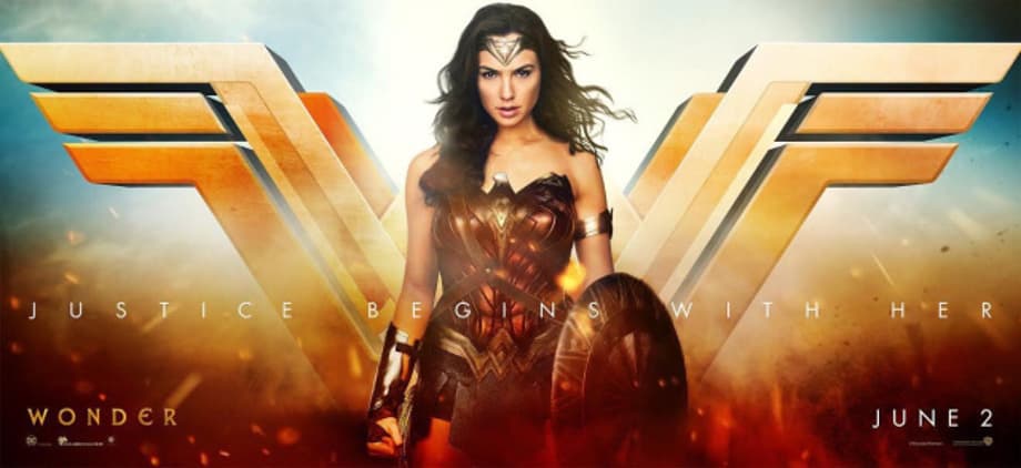 WONDER WOMAN Assembles Its Cast On A Gorgeous International Poster; Diana Stands Alone On A New Banner