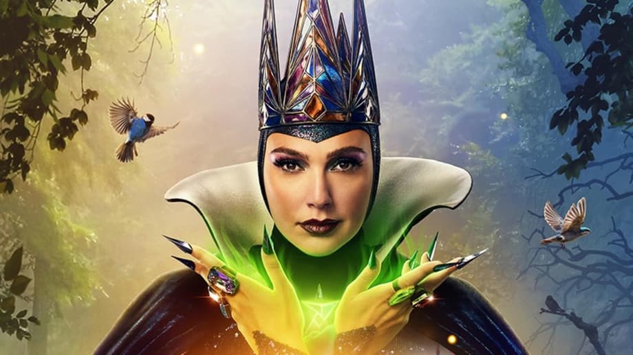 WONDER WOMAN Star Gal Gadot Is The Evil Queen In Officially Released SNOW WHITE Trailer And Poster