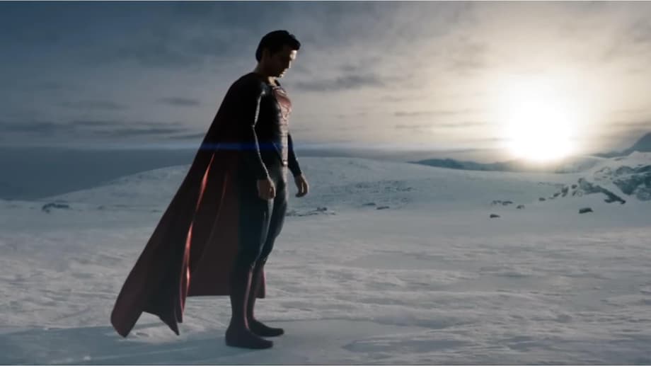 Zack Snyder Posts Glorious Full-Body Images Of Henry Cavill Wearing Christopher Reeve’s SUPERMAN Suit
