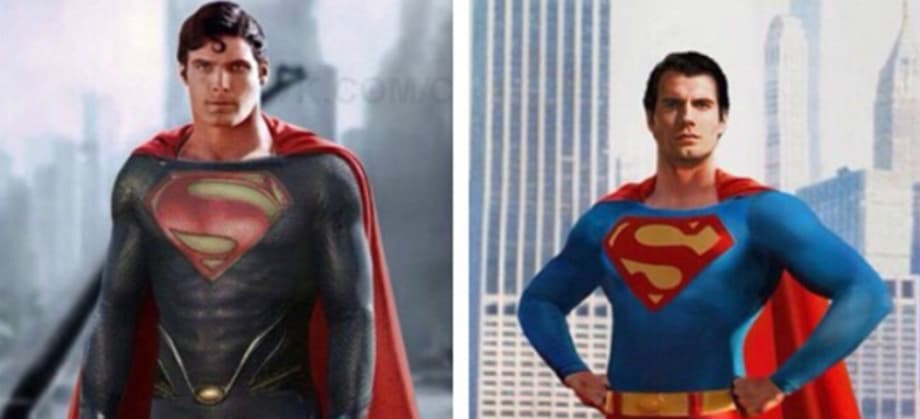 Zack Snyder Releases Photo Of Henry Cavill Donning Christopher Reeve's SUPERMAN Suit For First Audition