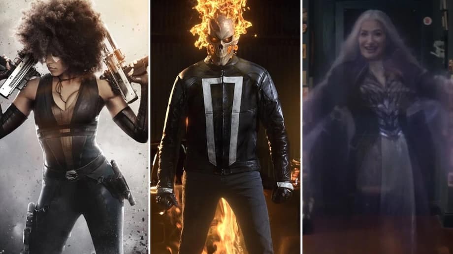 Zazie Beetz, Gabriel Luna, & Kathryn Hahn On Possible MCU Returns As Domino, Ghost Rider, &  Agatha Harkness