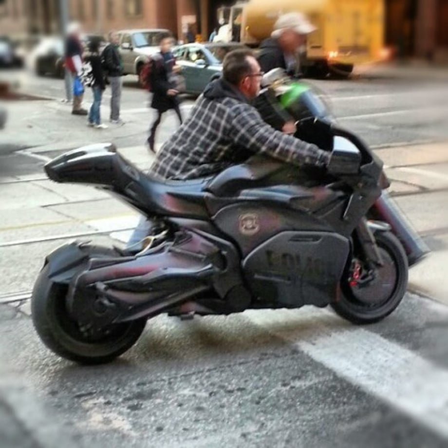 I don’t know if this is the OCP police bike or just the Detroit police bike. Either way it still looks sick! #Robocop #OCPmotorcycle #randomsight by altphotos http://instagr.am/p/Q7MrRtIhHf/