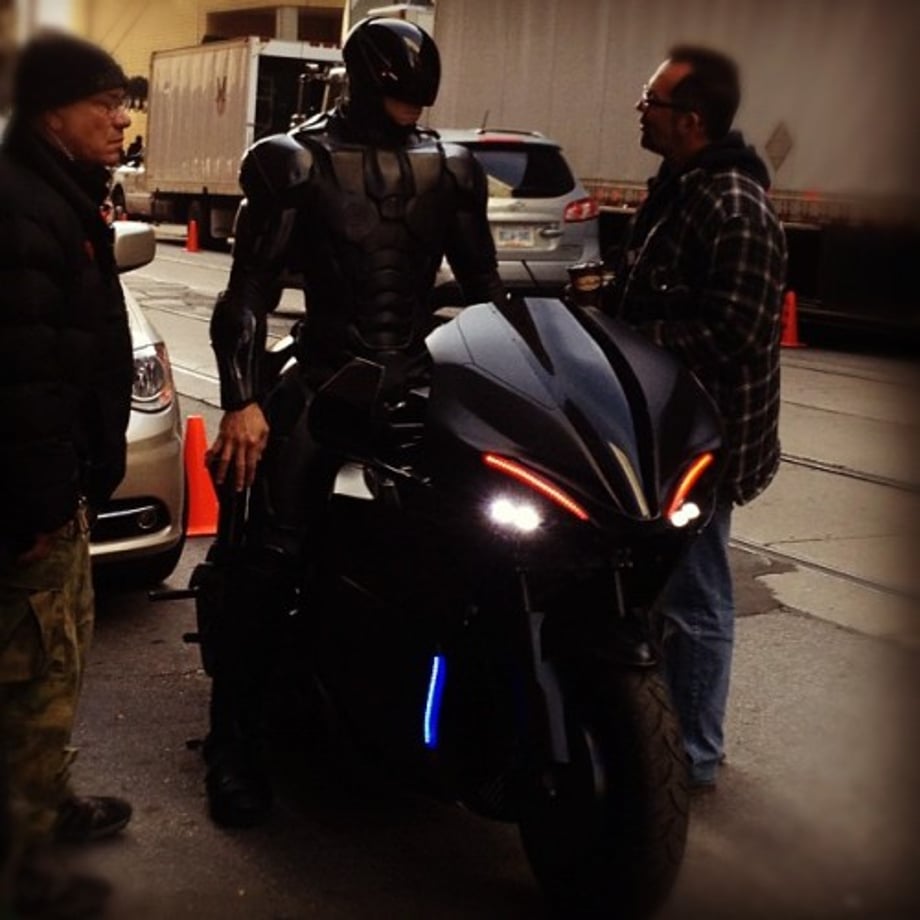 #Robocop filming outside St. Mike’s ER by kerripenney http://instagr.am/p/Q7duTzu0QR/