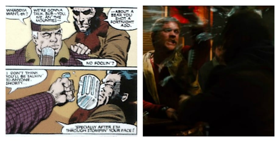 Wolverine loves a bar brawl