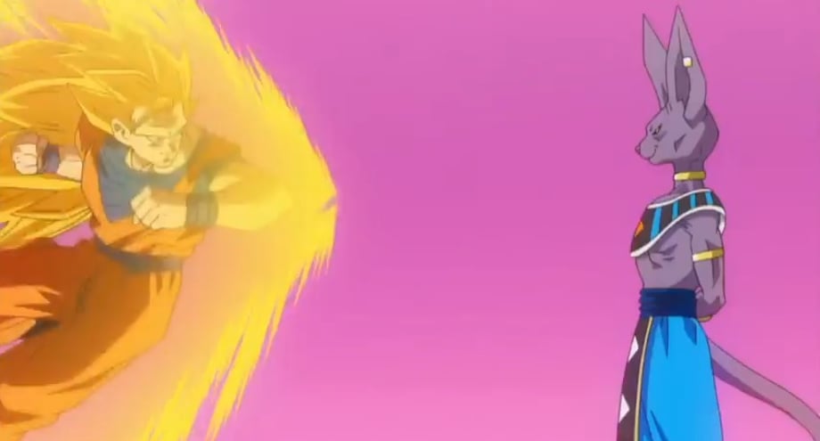 SSJ3 Goku vs Bills