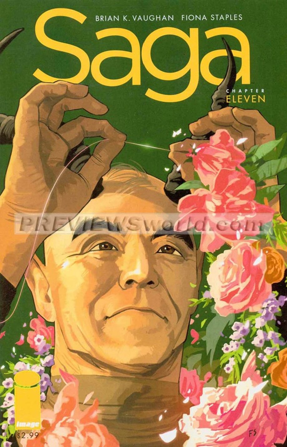 Saga #11 cover