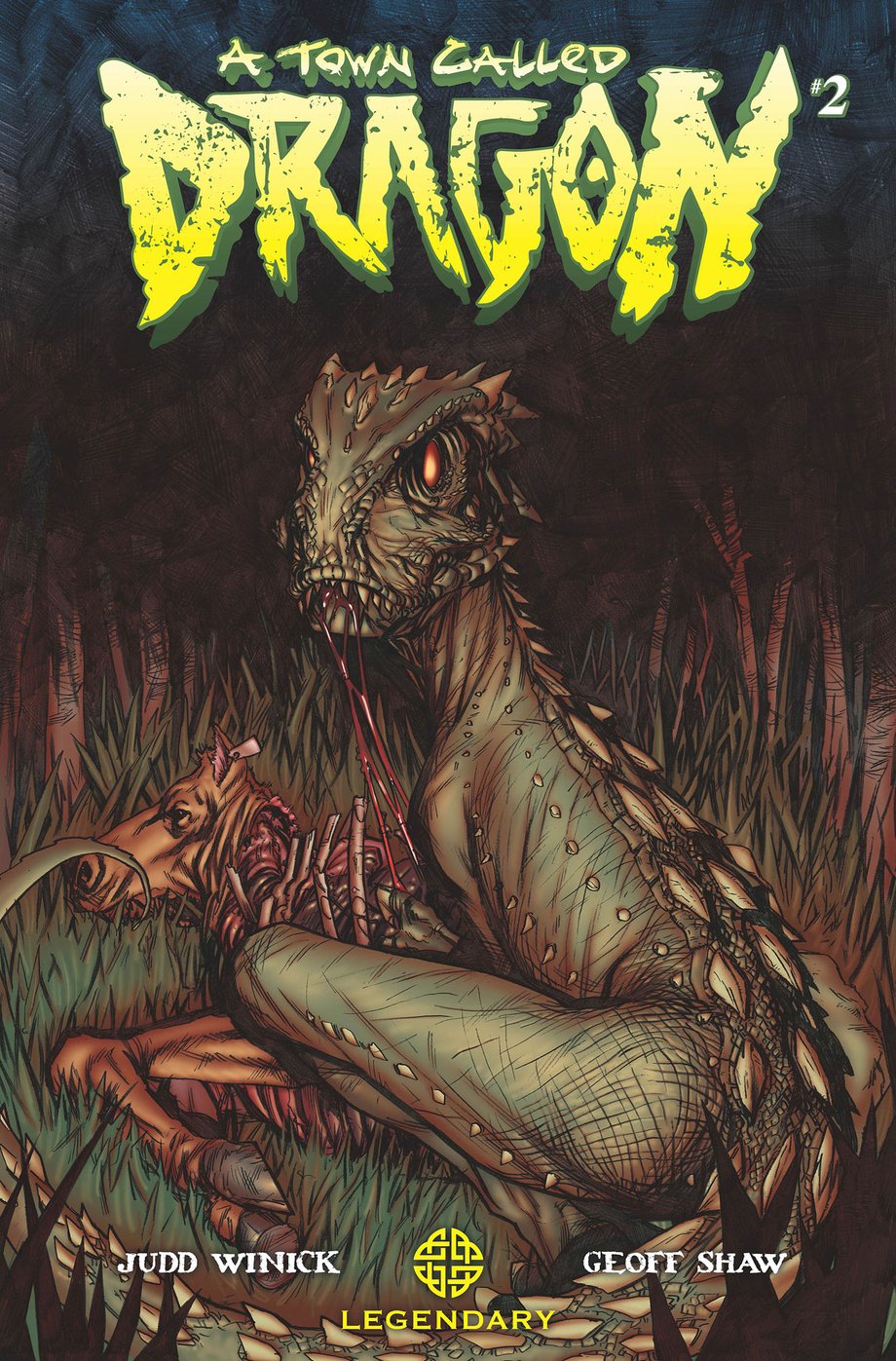 A Town Called Dragon #2 Cover Art