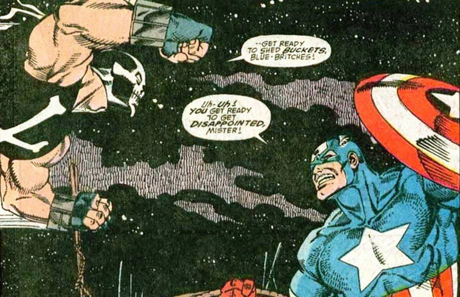 Crossbones vs Captain America